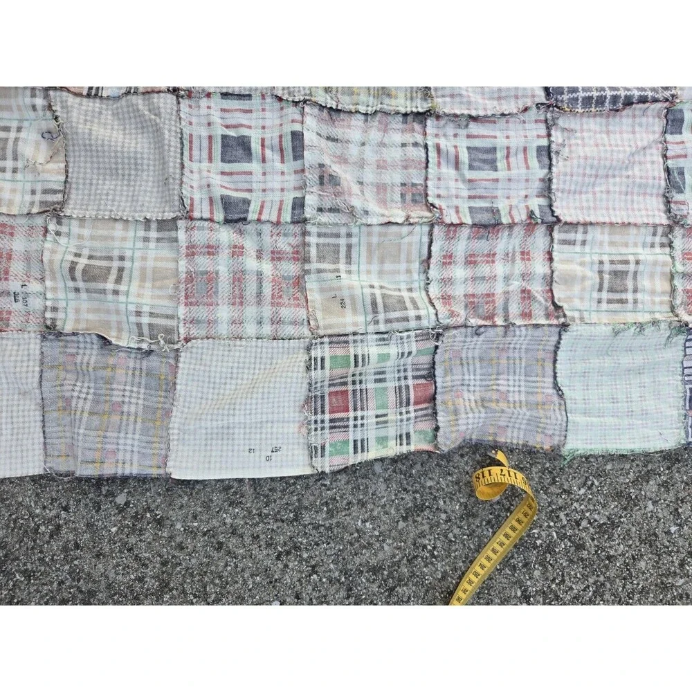 Patch HandquiltedTop 68x79 Inches With Flaws
